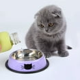 thumbnail image 5 of Byepica 3PCS Pet Bowl Stainless Steel Non-skid Base Dog Bowl Cat Bowl with 2 Food Scoop, 5 of 10