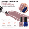 thumbnail image 6 of Morovan 8 Colors Nail Polish Set, Classic Nude Pink, Wine Red, Black & Navy Blue Shades, Quick Dry Glossy Nail Polish Kit for Women, 6 of 9