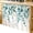 Teal Green, variant on Small Cabinet Curtain 10''W x 11''L, Blue Eucalyptus Under Sink Cover Drapes, Watercolor Spring Weeping Botanical Self Adhesive Cabinet Skirt for Kitchen/Bathroom Vanity/Laundry Room/Open Shelf