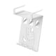thumbnail image 3 of Soporte para montaje en gabinete, estante de almacenamiento, fácil de instalar, resistente, creativo, con perchas para el hogar Blanco, 3 of 9