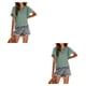 thumbnail image 3 of Minnieouse Camiseta informal para mujer, blusa calada de manga corta con volantes de Color sólido, camiseta de moda de verano para fecha de Club Type10 NO10, 3 of 6