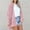 C Pink, variant on ITSAME Womens Knitted Cardigan, Long Sleeve Fashion Casual Hollowed Out Lightweight Sweater Coat Beige L