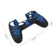 thumbnail image 3 of Dewin Soft Silicone Skin Case for PS4 Controller Non Slip Blue Red Yellow, 3 of 10