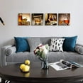 thumbnail image 6 of kitchen Wall Decor Canvas Art Still life wine glass Wall Art Decor Ready to Hang for Home Decoration bedroom dining room pub wall mural Artwork 12" x 12" 4 Pieces Framed Canvas posters Prints Painting, 6 of 6