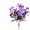 Purple-6pcs, variant on hulanddfd Artificial Flower 7-Head Hibiscus Fake Plants, 16.3 Inch Small Hibiscus Flower Branches Faux Plastic Bouquet for Outdoor Garden Patio Porch Spring Decorations(White)