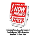 thumbnail image 2 of Now Hiring Construction Help (24" X 36") 4mm Corrugated Plastic Panel, Graphics Applied To 1 Side (Pk of 2), 2 of 4