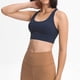thumbnail image 4 of Sujetador deportivo con tirantes acolchados y tirantes cruzados, sujetador deportivo a prueba de golpes para mujer, sujetador de yoga cómodo para ropa deportiva, 4 of 8