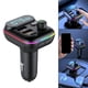 thumbnail image 3 of Transmisor FM para coche USB QC3.0 PD20W Carga rápida 5V / 3A Luz LED, 3 of 9