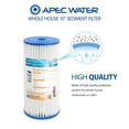 thumbnail image 3 of Filtro de agua APEC WATER CB1-SED10-BB para sedimentos para toda la casa, 3 of 6