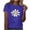 *-1Blue, variant on VBVC Women's Daisy Print Short Sleeve T-Shirt , Ladies' Lightweight Casual Crewneck Tee , Colorful Breathable Summer Tops For Women,Army Green,S-3XL