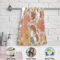 thumbnail image 3 of Coolnut Cute Cartoon Squirrel Hand Towels 2 PCS, Ultra Soft and Highly Absorbent, Fall Mushroom Florals Decorative Fingertip Towel for Home, Bathroom, Kitchen, 28.3"x14.4", 3 of 4