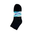 thumbnail image 5 of 6 Pair Diabetic Ankle Circulatory Socks Health Support Mens Fit Black Size 9-11, 5 of 7
