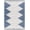 Navy, Off White, Pale Blue / Billinghay, variant on Hauteloom Djugun Outdoor Area Rug - Outside Porch Patio Rug Carpet - No Pile Rug - Waterproof Rug - Geometric - Brown, Cream, Beige - 2' x 2'11"