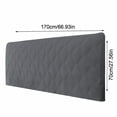 thumbnail image 3 of BallsFHK Decorative Headboard Cover Full Size Bed Stretch Headboard Slipcovers Washable Bed Cover For Bedroom, 3 of 3