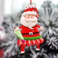 thumbnail image 4 of Colgante de árbol de Navidad, adornos navideños 2021, adornos navideños, calcetines de Papá Noel, colgantes, los mejores materiales, 4 of 7