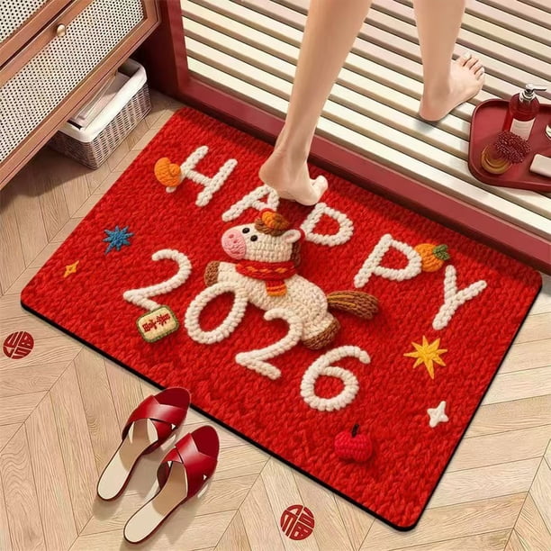 Alfombra de baño antideslizante y absorbente | Alfombra de PVC de secado rápido con bonitos diseños | Lavable a máquina, antideslizante, para baño, dormitorio, entrada y pasillo, 60 x 40 cm