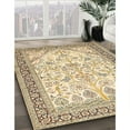 thumbnail image 2 of Ahgly Company Indoor Rectangle Traditional Khaki Gold Persian Area Rugs, 2' x 3', 2 of 6