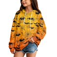 thumbnail image 5 of Grblisyd Girls Halloween Hoodies Long Sleeve Sweatshirts Pullover Tops Preppy Cute Hoodies Trendy, 5 of 5