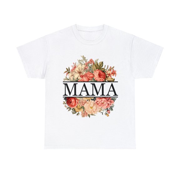 Floral Mama Shirt, Mom Shirt Vintage Gift, Mother's Day Gift ID-0201-UNN5