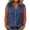 *Navy, variant on VBVC Women's V-Neck Button Down Tank Top,Ladies Sleeveless Ruffled Notch Collar Blouse,Summer Office Work Cami For Women,Black,S-2XL