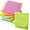 Multicolor, variant on Mr. Pen- Graph Paper Sticky Notes, 6 Pads, 3x3 Inch, Bright Colors, Graph Sticky Notes