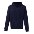 thumbnail image 3 of Caqnni Men's Full Zip Workout Athletic Jackets Lightweight Running Jacket Breathable Hooded Jacket (Navy,XL), 3 of 4