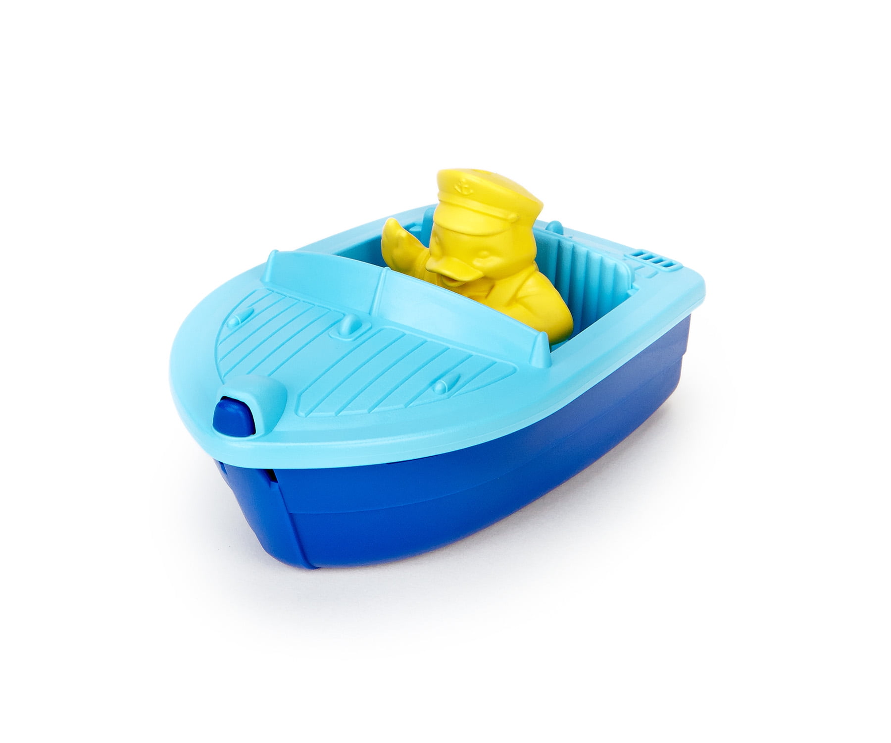 blue toy boat