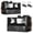 Black | With High & Low Beam Bulbs, variant on Vizotae Headlights W/Bulbs for 1994-1998 Chevy C10 Pickup Truck C/K 1500 2500 3500 Silverado Tahoe Suburban, 1992-1994 Blazer Driver & Passenger Side
