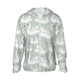 thumbnail image 2 of Lsque White Birds UPF 50+ Lightweight Sun Protection Men's Women's Long Sleeve Shirt, Hoodie Performance -3X-Large, 2 of 9