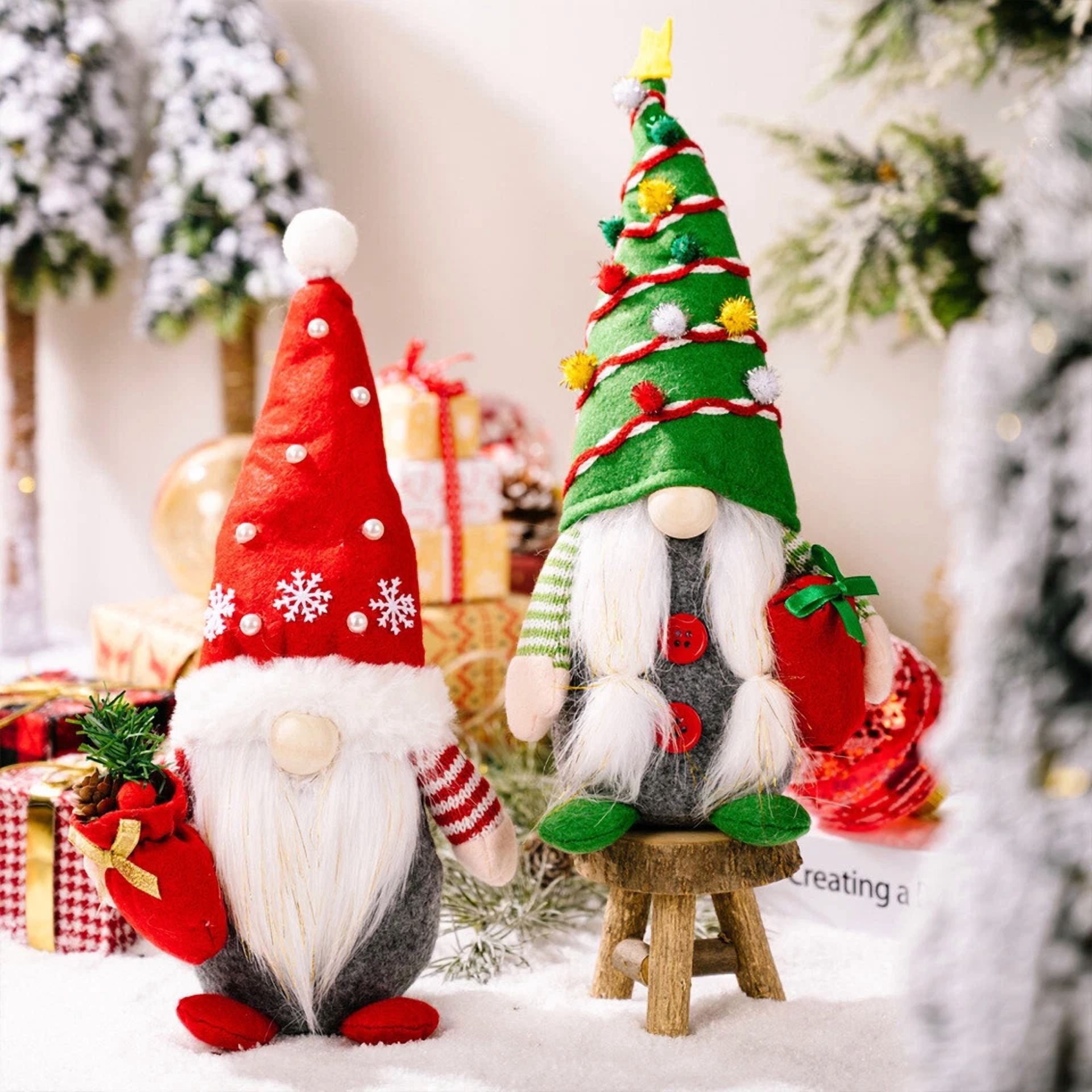 BUTTERFLY- Decorations Christmas Decoration Christmas Gnome Plush Doll Christmas Party Usa