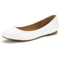 thumbnail image 4 of Chatitas Ballerinas Sole-Simple Blancas para Mujer DREAM PAIRS Talle 8, 4 of 7