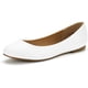 thumbnail image 4 of Flats Ballerinas Blancas Sole-Simple para Mujer DREAM PAIRS Talla 11, 4 of 7