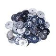thumbnail image 2 of tegongse 100Pieces Candle Making Tealight Wick Holders Base Self Centering Votive Metal Candle Wick Sustainers Tabs DIY Supplies, 2 of 19