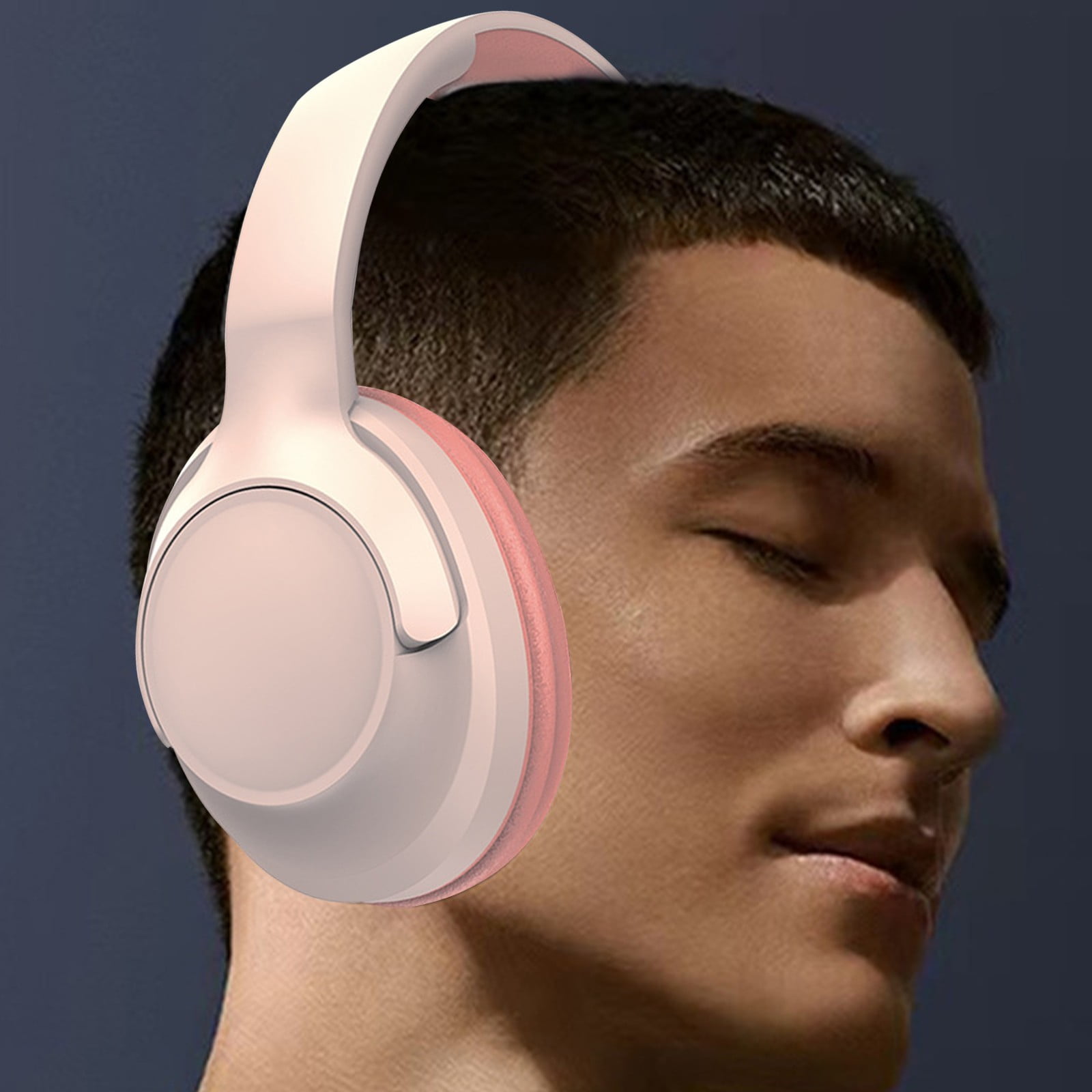 Wireless Headphones for TV, TV Headphones Wireless for Seniors, Multi-function Transmitter Charging Base, Audio Sync, 65Hrs Worktime, Bluetooth Headphones for TV, Gift for the Elderly & Parents(Pink)