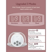 Momcozy S12 Pro Hands Free Breast Pump Wearable, Double Portable Breast Pump Electric, 24mm White