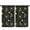 Black Gold Sun, variant on Blackout Kids Curtains,Black Gothic Moon Flower Star Pattern Childrens Insulated Curtains Set Of 2,Bedroom Essentials,Toddler Room Decor 52x63in(132x160cm)