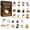 04# D, variant on Halloween Advent Calendar 2026 – 24 Day Countdown Box with 24 Mini Halloween Figurines, Surprise Blind Box for Home Decor Halloween Party Favors