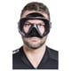 thumbnail image 3 of Visor Máscara Adulto CRESSI  Liberty Negro Mono Lente Transparente, 3 of 5