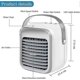 thumbnail image 2 of Qinux Airgo Mini Air Cooler Portable Air Cooler Conditioning Fan Unit Chiller Purifier Desk Bedroom Study Tw, 2 of 4