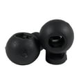 thumbnail image 2 of 100 Piece Cord Stopper DIY Black Plastic Connector Cord Lock Stopper Switch Cover, 2 of 9