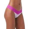 thumbnail image 3 of No Boundaries Lace Thong Panties, 4-Pack, 3 of 4