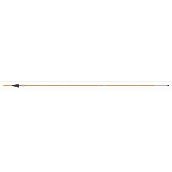 Balise d'allée orange de 72 po en fibre de verre