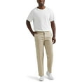 thumbnail image 4 of Lee Men's Total Freedom Stretch Relaxed Fit Flat Front Pant, Sand, 42W x 30L, 4 of 5