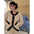 thumbnail image 2 of Pijamas de franela de otoño e invierno para mujer, traje de casa lindo con forro polar grueso de manga larga de invierno para mujer, 2 of 5