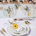 thumbnail image 2 of Cloth Napkins Set of 4 - 20x20 Inches, Bees Branches Washable Reusable Table Napkins, Farmhouse Spring Botanical Wooden Soft & Absortbent Dining Napkin for Party Wedding Hotel Restaurant, 2 of 8