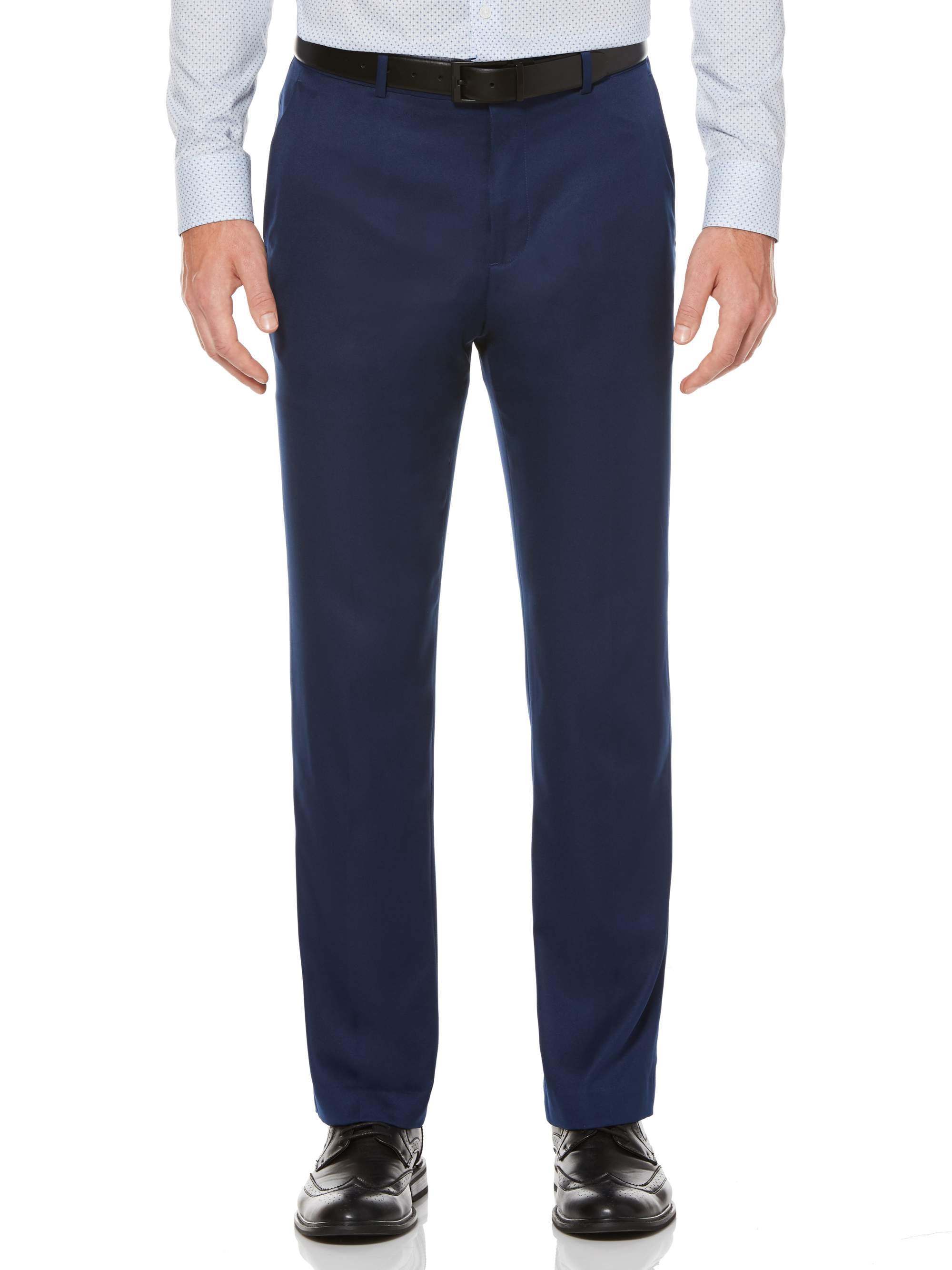 Slim Fit Nailshead Pant with Stretch Waistband - Walmart.com