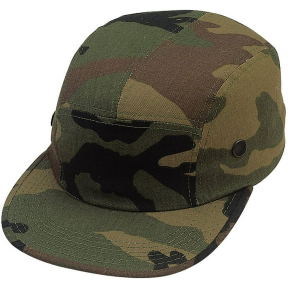 Woodland Camouflage Military Style Urban Street Cap