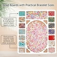 thumbnail image 4 of Wooden Bracelet Beading Board 13.03x15inch Wooden Bead Tray Bracelet Measurement Board Bead Design Board Wood Bead Board DIY, 4 of 6