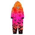 thumbnail image 3 of Shadoumai Family Matching Halloween Onesie Pajamas Hooded PJs Loungewear | Soft knit fabric,vivid full-body skeleton bone print,Ideal for trick-or-treating, 3 of 6