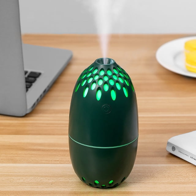 Humidificateur pour Chambre, Lumière pour Chambre 2024 Nouveau Humidificateur Coloré à Lumière Variable Creux Pulvérisation Domestique Humidificateur Portable pour Chambre